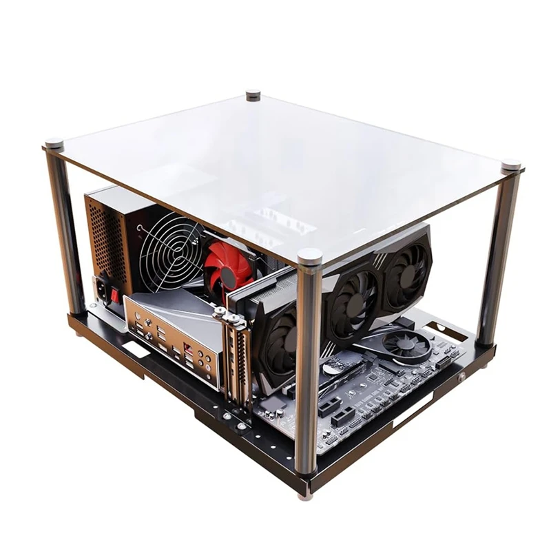 MATX PC Banc De Test à Cadre Ouvert Pour Carte Mère Overclock