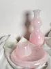 Modern Light Luxury Marble Stone Round Tray ART Photographic Prop Living Room Decoration Perfume Jewelry Pink Onyx Storage Tray 4