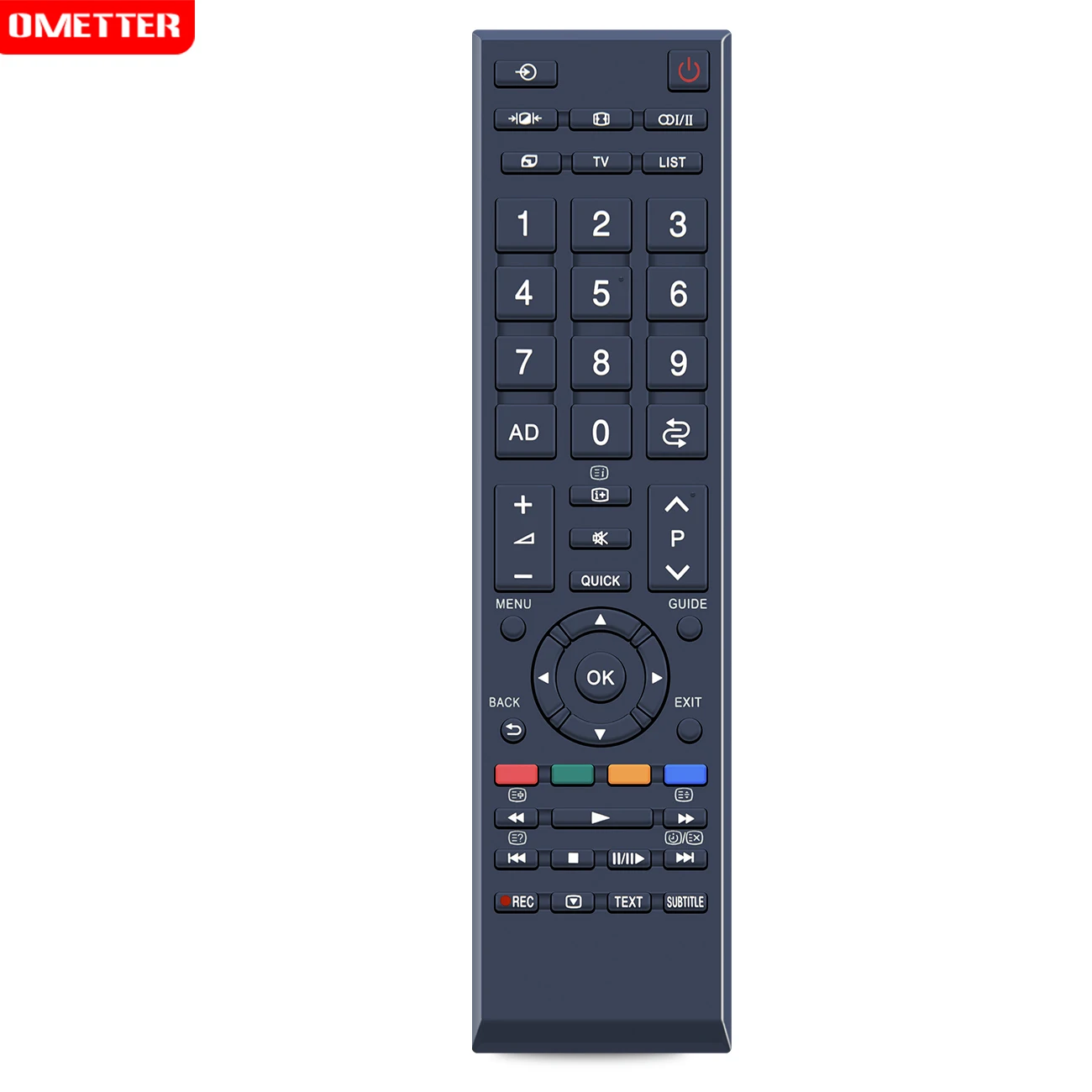 Télécommande Remplacement Toshiba CT-90388 - Compatible Avec TV 40TL868G, 32RL838, 40TL838G Et Autres Modèles