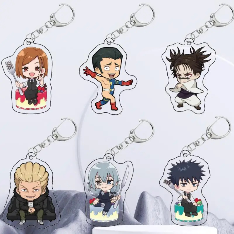 애니메이션 아크릴 키 버클 (Jjk 킨지 하카리 푸미히코 타카바 노바라 쿠기사..