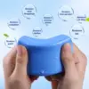 1-3Pcs Clay Bar Detailing Auto Car Clean Wash Cleaner Sludge Mud Remove Magic Blue Car Cleaning Car Brush Car Accessories 2