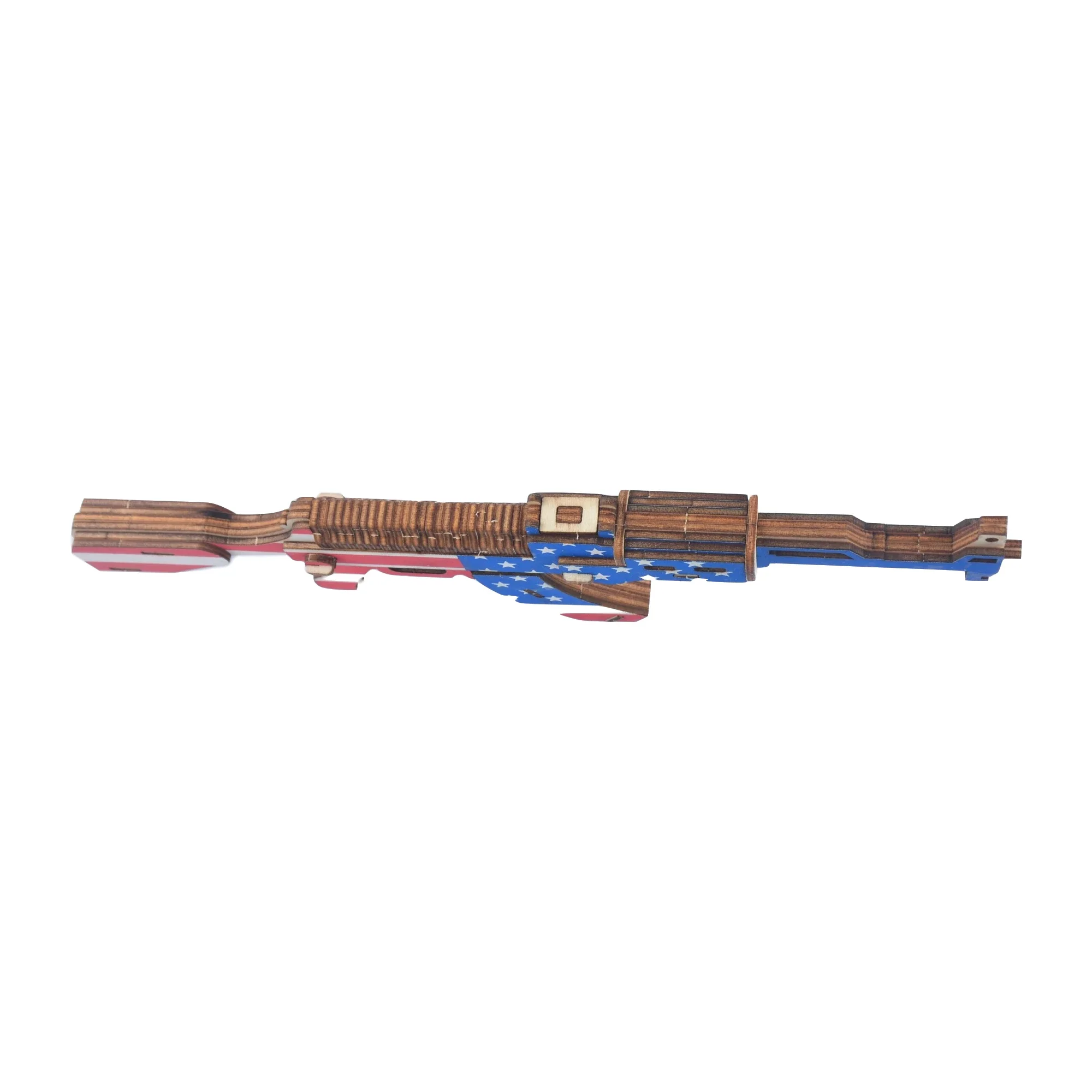 3d Puzzle Wooden Toys Laser Cutting DIY AK47 Weapon Assembly Kit Jigsaw Puzzle Learning Wood Kids Toys For Children Educational 6