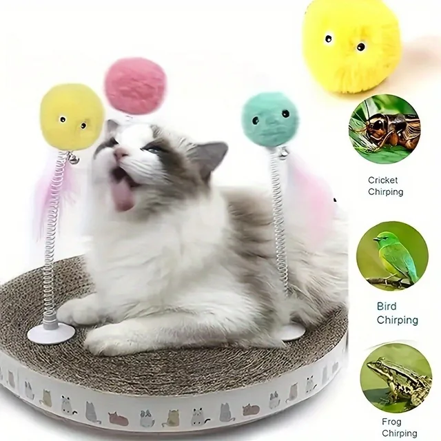 Interactive Cat & Dog Squeak Ball 5