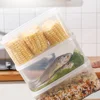 Food Containers Storage Boxes Plastic Transparent Food Canister Kitchen Storage Keep Fresh Box For Microwave Freezer Food Contai 4