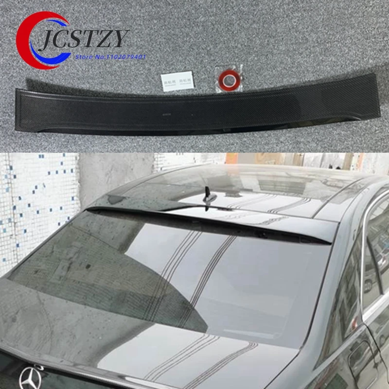 

For Mercedes benz E class w212 4-door carbon fiber Lorinser rear trunk wings roof spoiler 2010-2015