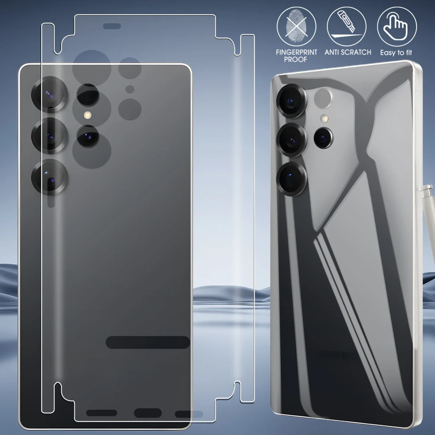 HD Back Hydrogel Film for Samsung Galaxy S25 Plus Ultra Anti-scratch Matte TPU Film Soft Screen Protectors for Galaxy S25Ultra