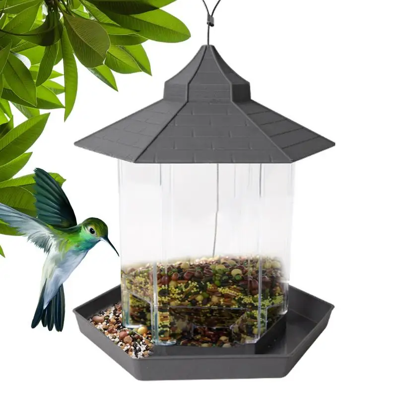 

Feeder For Wild Bird All-Season Bird Feeder Outdoor Garden Bird Feeding Cages With Drain Holes For Yellow Finch Magpie