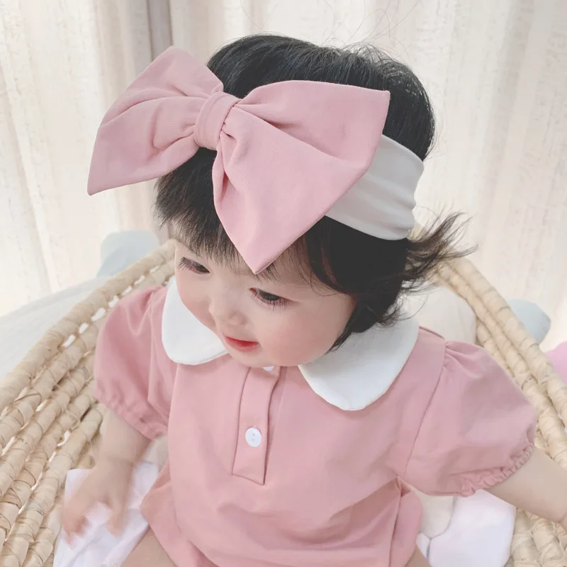 Cute Baby Jumpsuit with Hairband for Summer