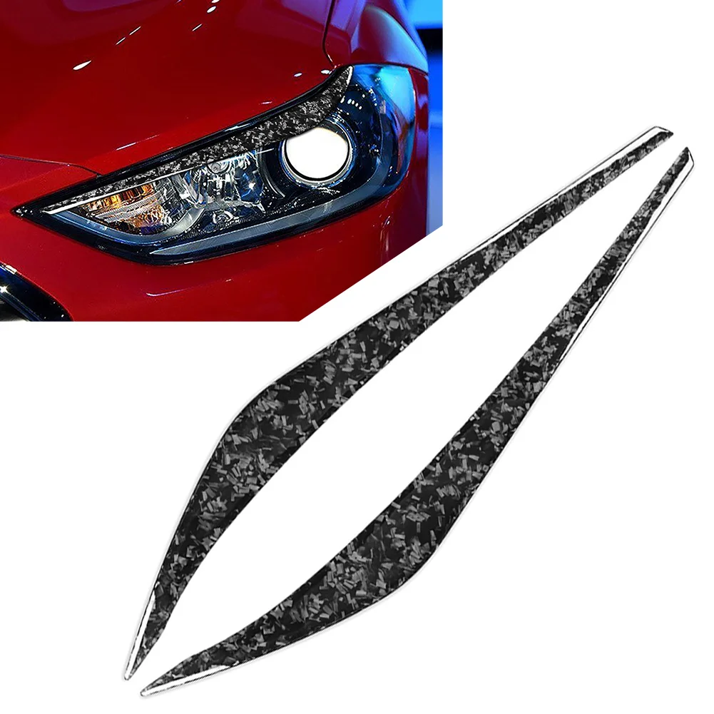 

Накладка на фару для Hyundai Elantra 2016-2018, декоративная накладка на веко для бровей, аксессуары для внешней отделки автомобиля