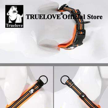 Truelove Pet Dog Collar Nylon Adjustable Webbing Padded Soft Reflective Durable Heavy Duty Training Custom Luxury Cat TLC5011 4