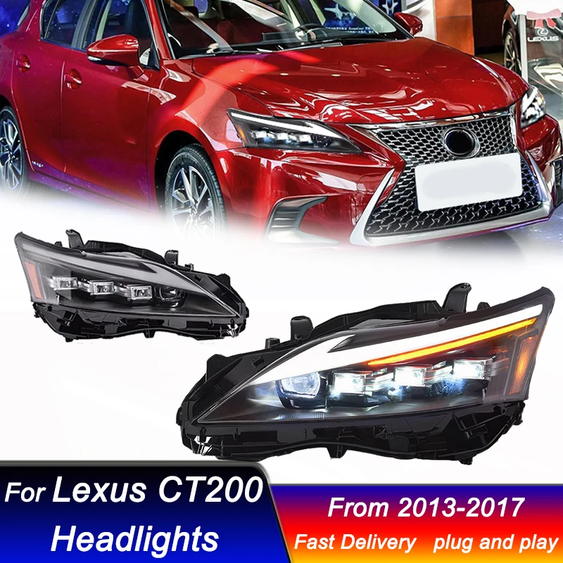 CT200 (2013-2017) LEDヘッドライト　レクサス Amazon | LED ヘッドライトレクサス CT200h CT200 2013-2017 DRL