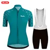 2023 Women's Summer Cycling Jersey Suit Breathable Quick-Dry Mountain Bike Road Riding Clothes Anti-UV Maillot Ciclismo Mujer 1