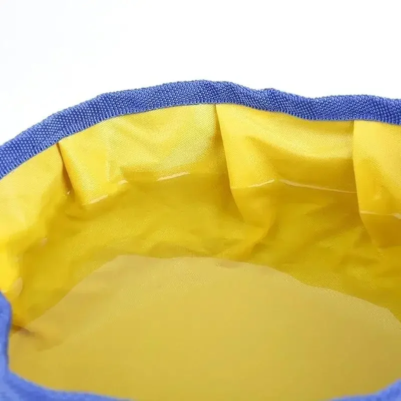 Grote drinkbak voor honden, opvouwbare waterbak, voerbak met opbergtas voor honden, ideaal voor buitenactiviteiten zoals wandelen en reizen, opvouwbare voerbak voor huisdieren, 1100 ml_voghion.com