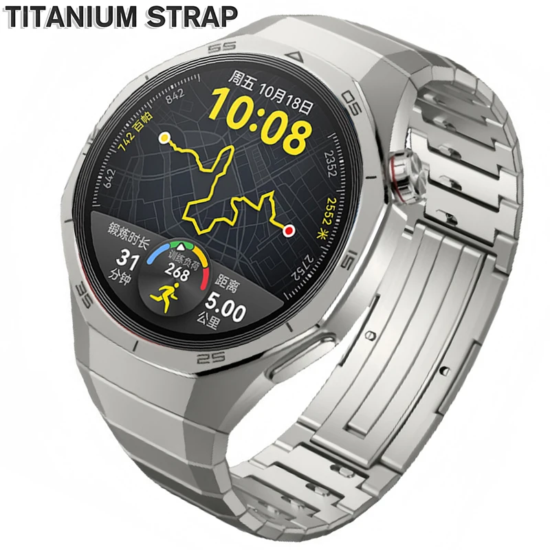 Enhanced Luxury Titanium Strap - Premium Metal Quick Link Bracelet