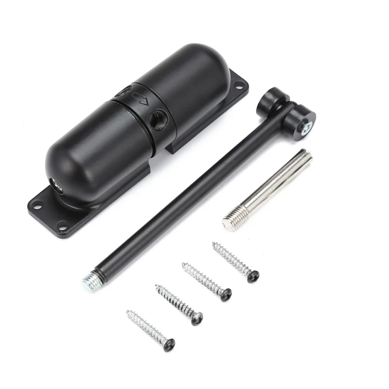 Zinc Alloy Surface Mounted Spring Door Closer Automatic Door Closer Stops Hardware Accessories