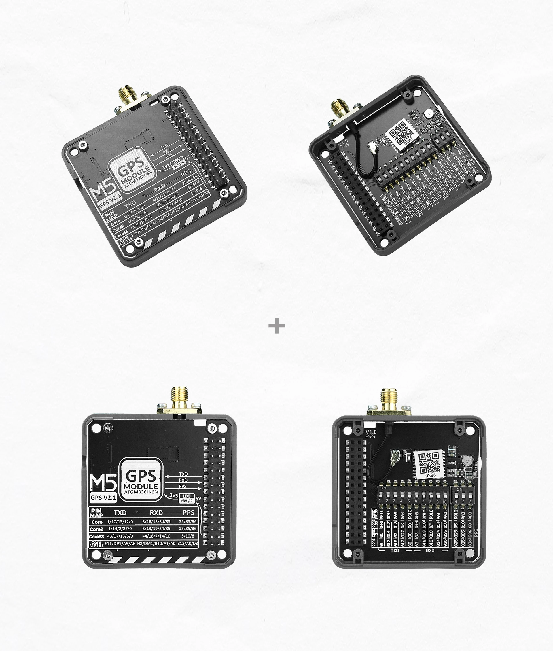 Official GPS Module v2.1 with Antenna (ATGM336H)