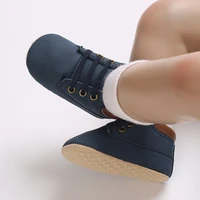 Fashionable 0-18M Boys and Girls' Shoes Classic Solid Color Leather Bottom Anti slip Preschool First Step Casual Sports Shoes 6