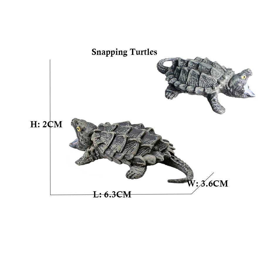 Turtle and Tortoise Action Figure Playset - Sea and Marine Animal Toy Collection