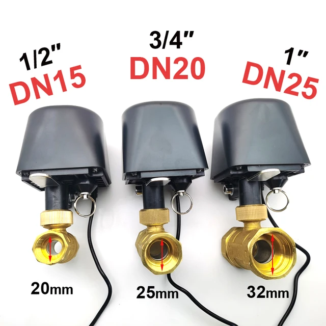 Tuya WiFi or Zigbee Water Valve Shutoff Ball Valve Timer Garden Smart Faucet Controller SmartLife Support Alexa Google Assistant 3