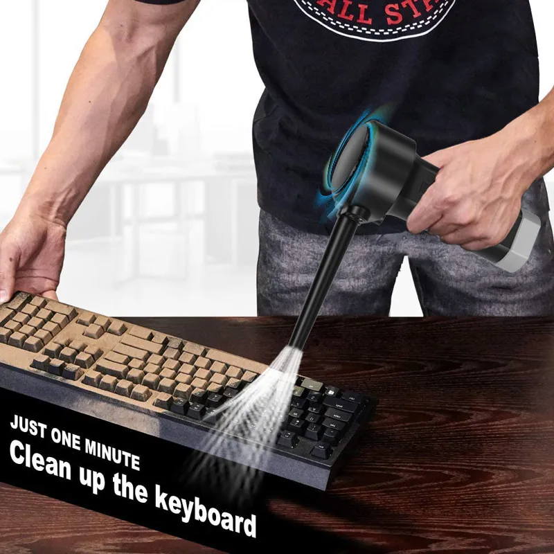 Computer Duster Compressed Air Can for PC Keyboard Cleaning Wireless Air BLower Remove Dust for Camera