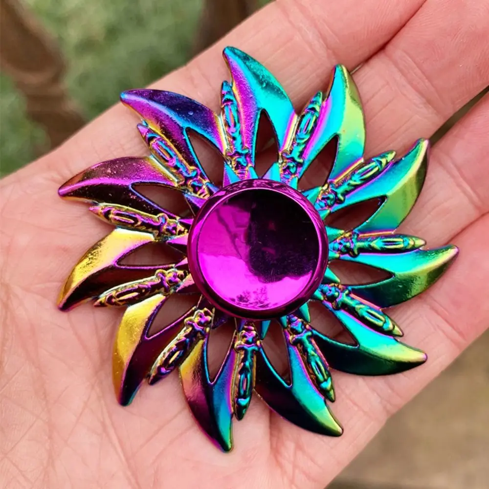Dragon Wings Hand Spinner High Speed Low Noise Fingertip Gyro Alloy Anti Pressure Metal Rainbow Finger Spinner Children Toys 3