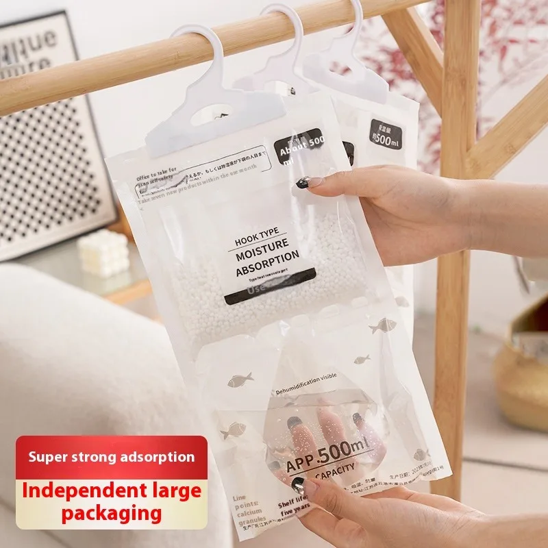 1/5/10PCS Large Dehumidification Bags Moisture Absorbing Breathable Mold Proof Used for Wardrobe and Household Dehumidification 3