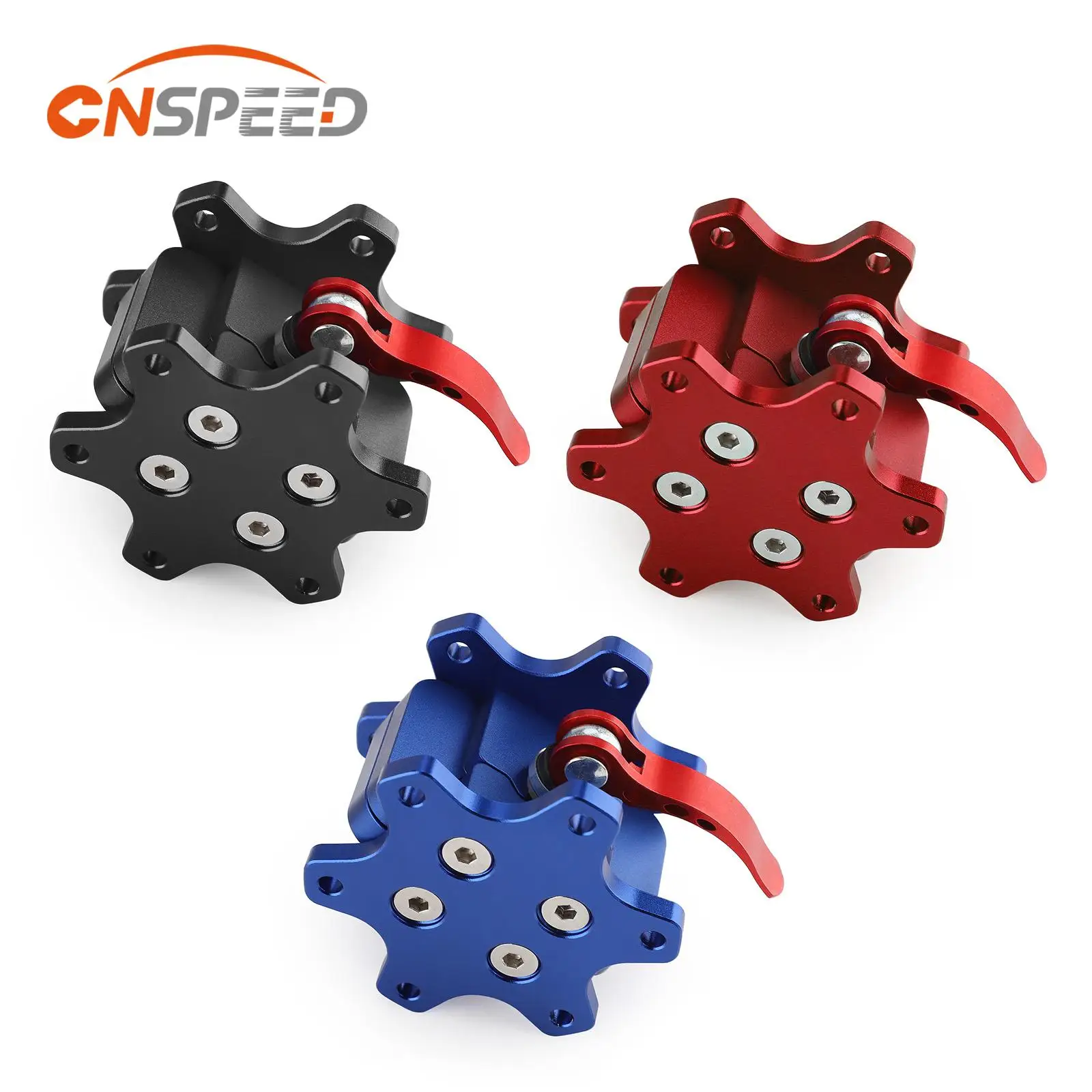 CNSPEED 알루미늄 합금 70MM Q1R 스티어링 휠 용 레이싱 게임용 Logitech 용 Thrustmaster 용 Simagic 용 퀵 릴리스