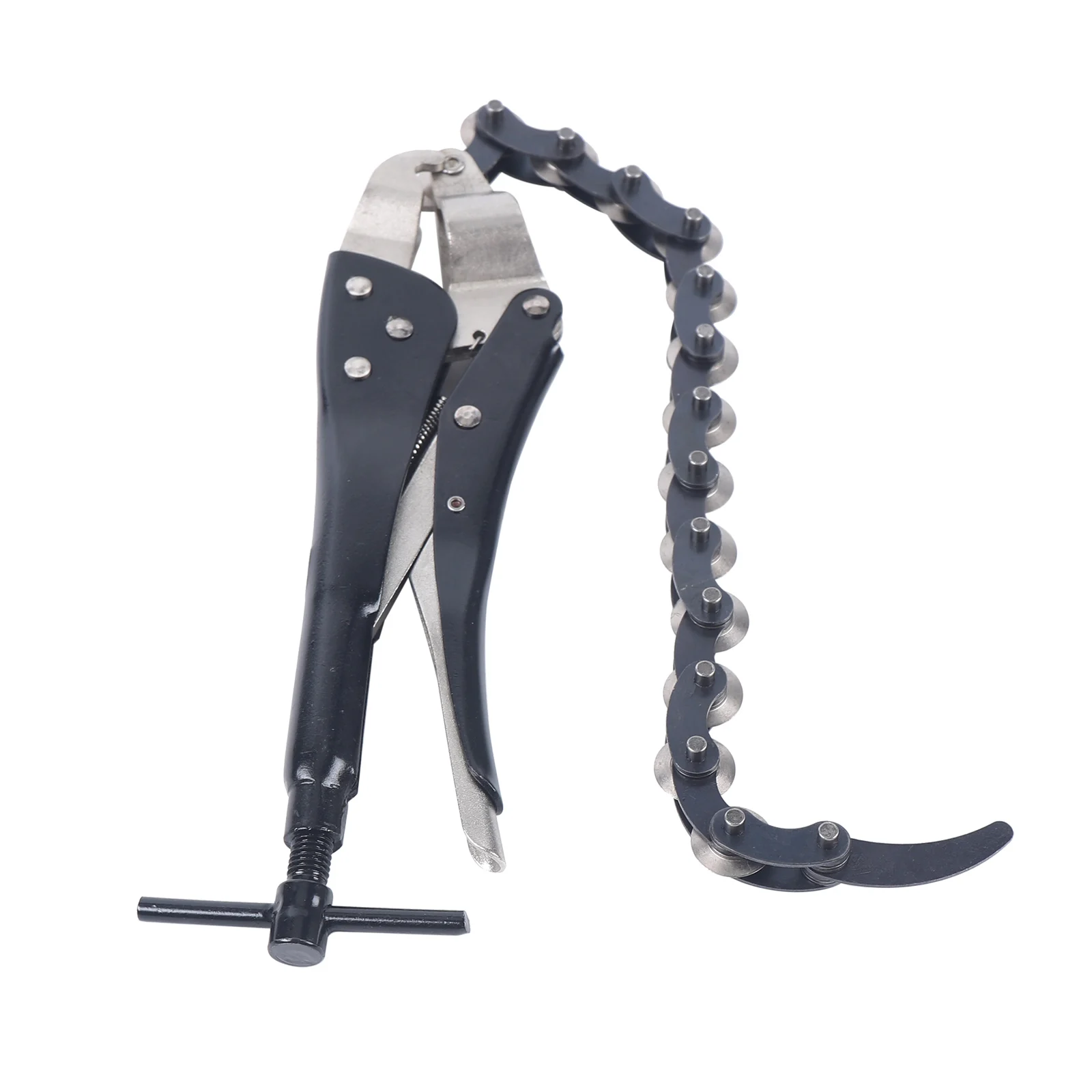 Multi Wheel Chain Lock-grip Pliers Tube Pipe Car Exhaust Pipe Cutter Durable Tailpipe Cutter Exhaust Chain Tool