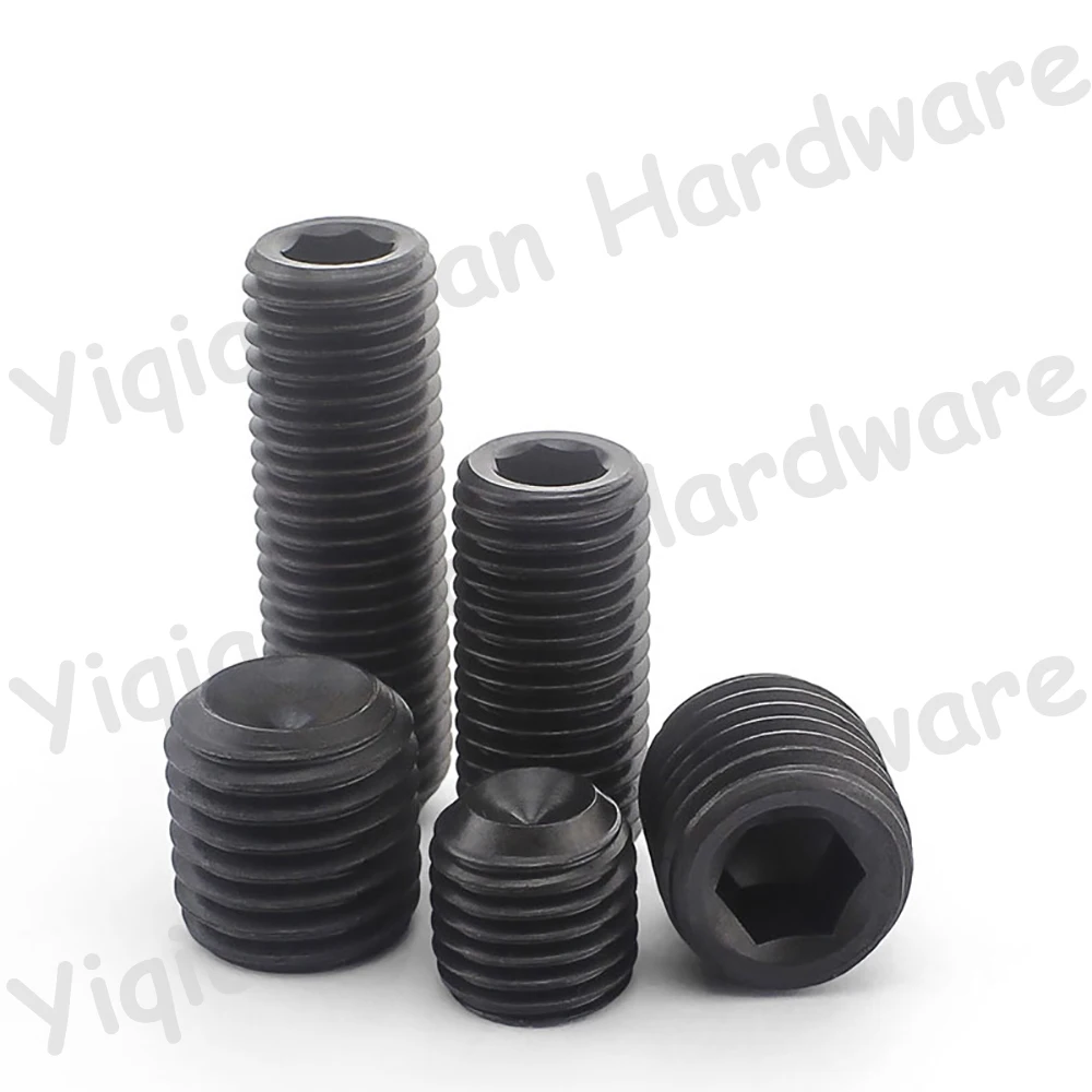 蒸気孔　UNF 3枚 Yiqianyuan 3/8-16 UNC 3/8-24 UNF DIN916 Grade 12.9 Alloy