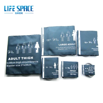팔 혈압 커프 NIBP 벨트 모니터 미터 안압계, 단일 튜브 에어 호스, MINDRAY EDAN BIOLIGHT COMEN 모니터 기계용