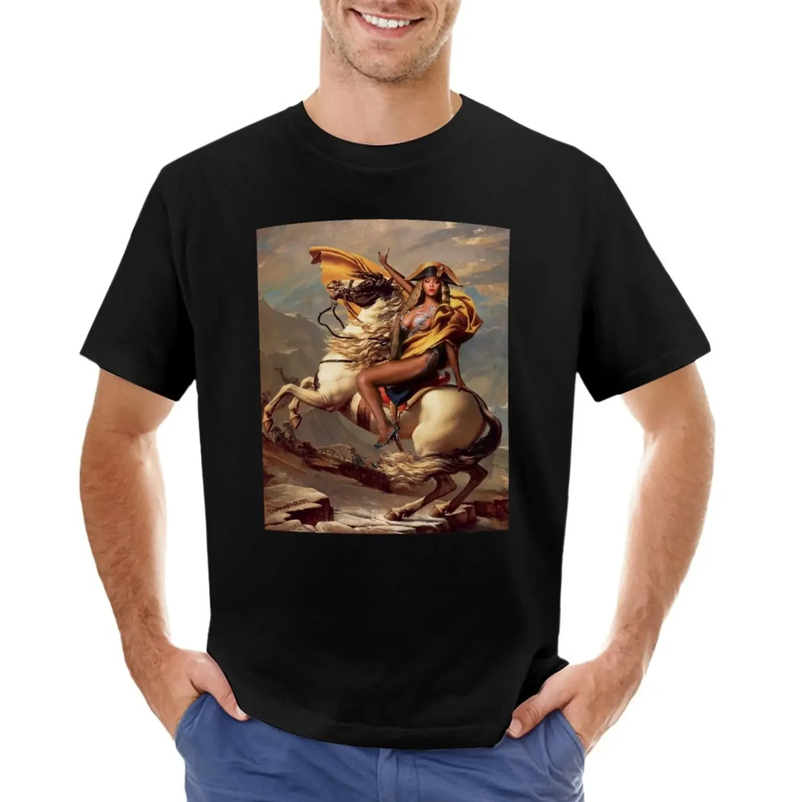 

RENAISSANCE T-shirt vintage blacks mens graphic t-shirts hip hop