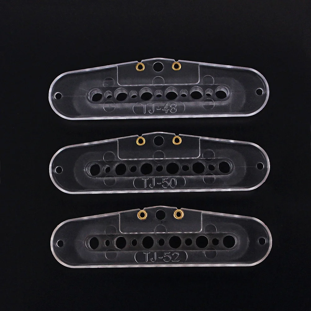 

Pickup Bobbin Transparent Durable Prime Plastic Screw Side Bobbin Guitar Parts for Pickup Humbucker Guitar Bass