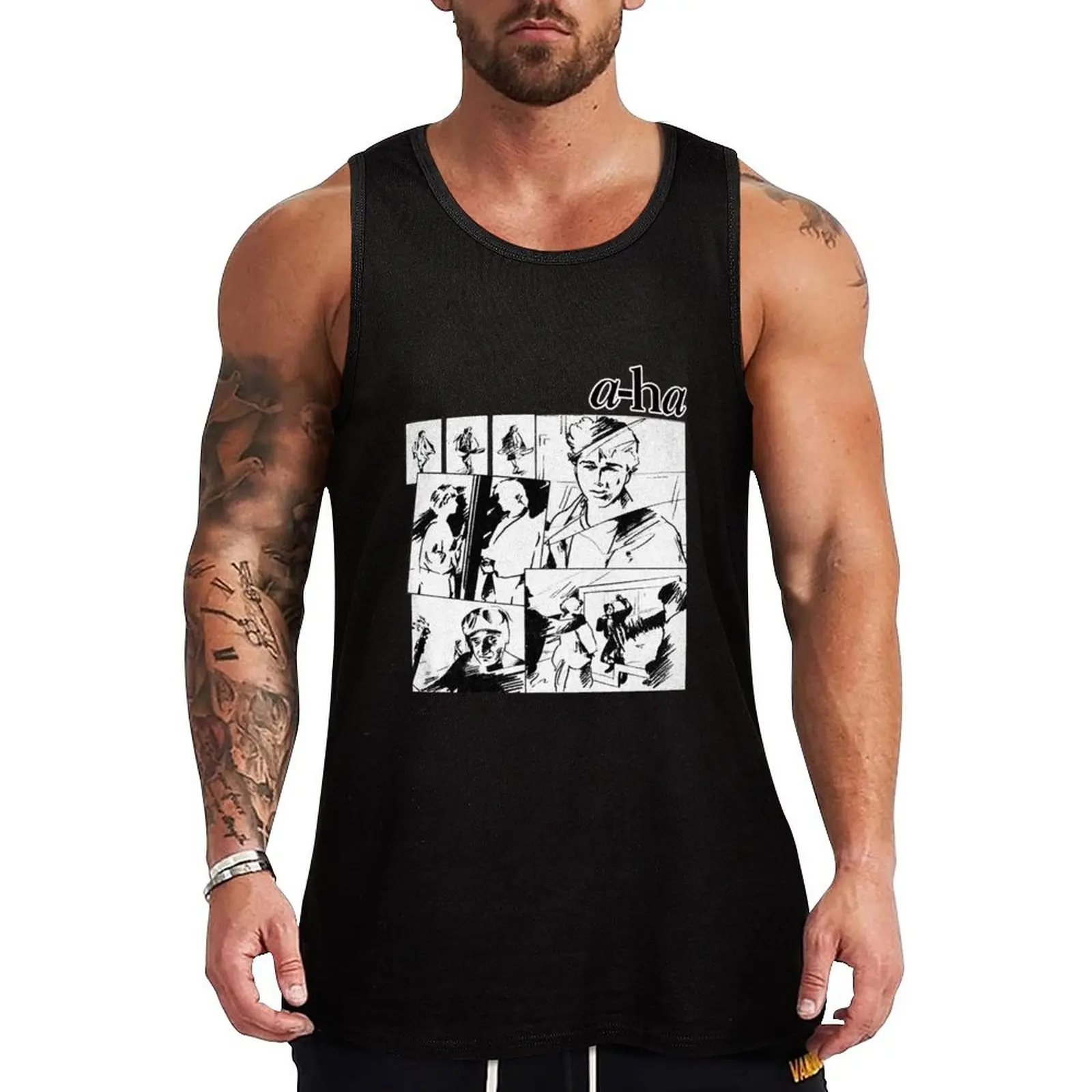 

Take On Me Tank Top fitness clothing for men clothes for men
