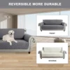 1pc Waterproof Sofa Cover Quilted Anti-wear Couch Covers for Dog Pet Kids Recliner Armchair Furniture 1/2/3/4 Seater Protect 4