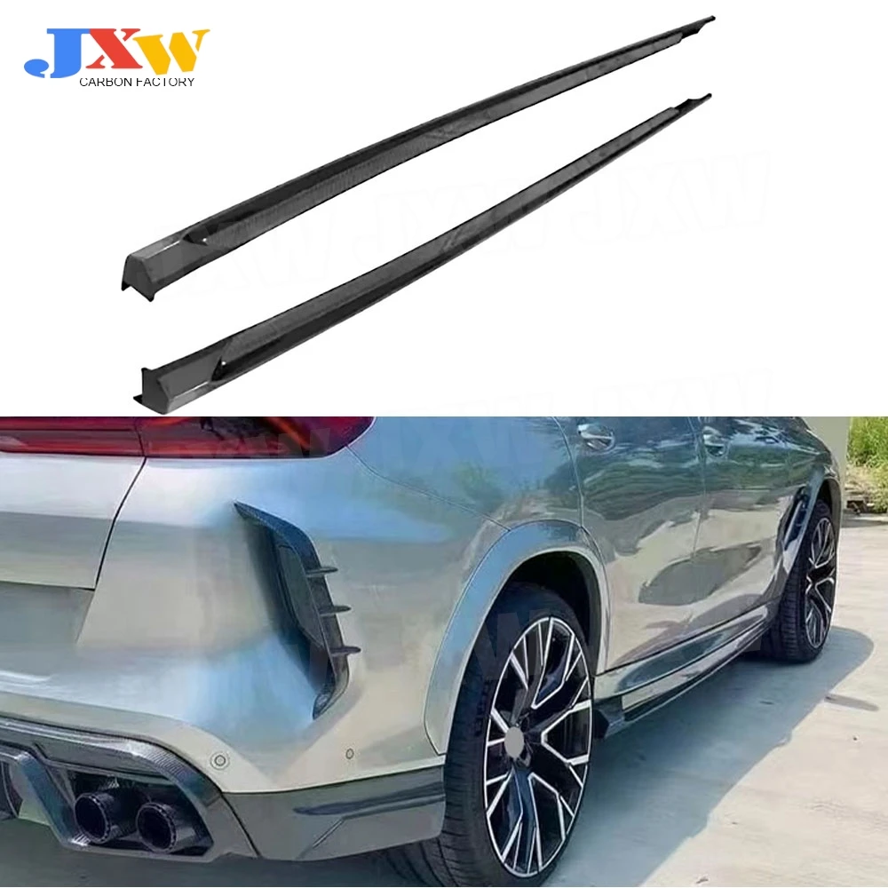 

Carbon Fiber Car Side Skirts Apron Extension Spoiler for BMW F96 X6 2019-2022 Body Kits FRP Car Styling