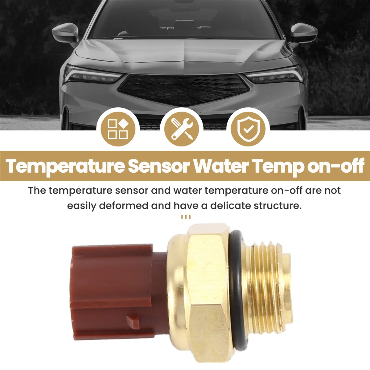 Radiator Cooling Fan Switch Sensor for Honda Civic 1992-2005 1.3L 1.5L 1.6L 1.7L