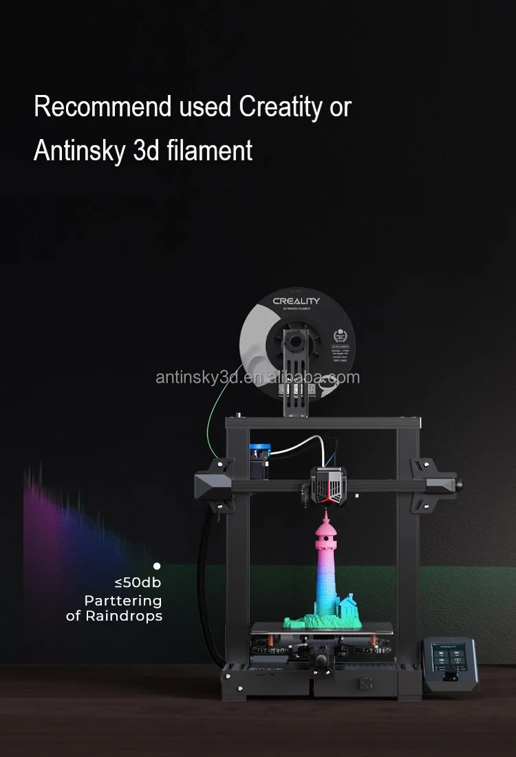 Impresora 3D Creality Ender-3 V2 Neo de Alta Precisión (220x220x250mm) S7e362f4be64546068b9dc460051bad48Z