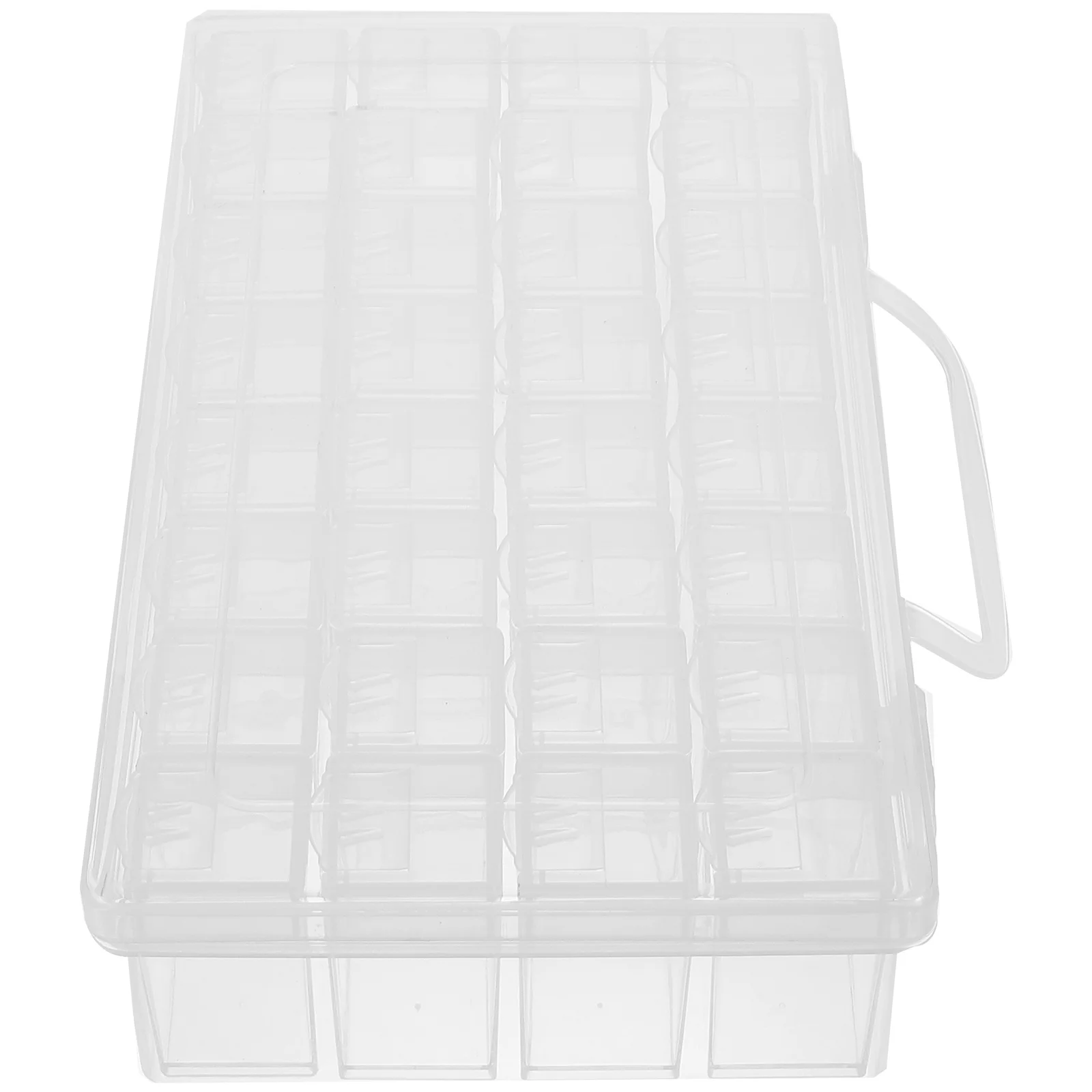 

Jewlery Beads Holder Button Case Portable Compartment Organizer Earring Container with Lid Loose Lids