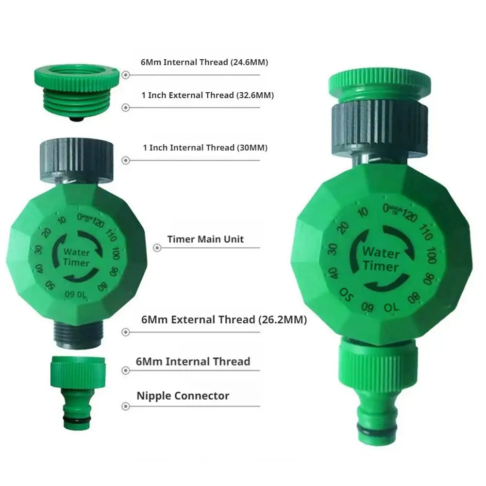 Garden Hose Timer Automatic Irrigation System Controller 120 Minutes Outdoor Garden Watering Controller Agricultura Garden Lawn - 6