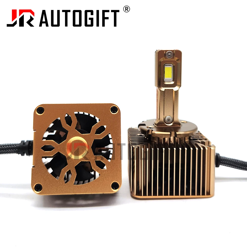 2 Copper Tubes D Series D1S D3S Led Headlight Bulb 9-16V 130W D2S D4S D8S Led Lights No need Ballast Plug&Play Auto Light 6000K