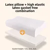 Thick and Firm Natural Latex Pillow High and Thick Pillow Core to Protect Cervical Spine Super High Pillow Core without Collapse 2
