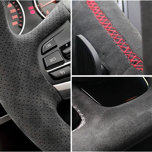 Couverture tressée de volant de voiture personnalisée, 100% adapté à la BMW  E60 (berline) 530d 2003-2009 E61 (Touring) 2004 2005-2009, accessoires de  voiture - AliExpress