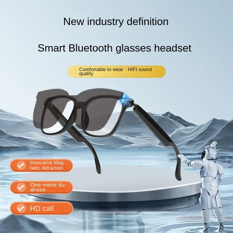 

Bluetooth Glasses Sports Driving Bluetooth Sunglasses Wireless Bluetooth Headset Ear Hook Earbuds Wireless Headphones