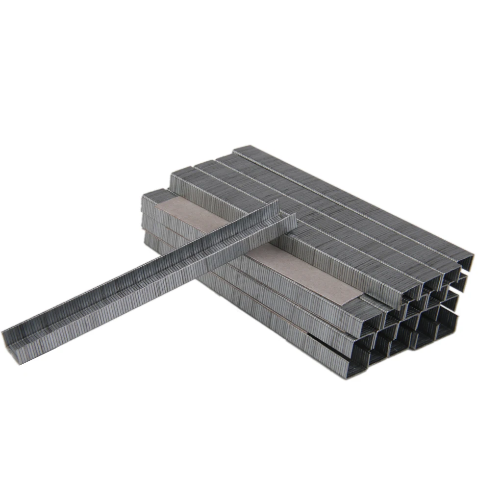 2400pcs 8mm Stapler Pin U Shape Staples Metal Nails DIY Upholstery Fabrics Stapler Tacker Shooter Staples For Installing Carpet Fencing