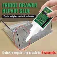 Adhésif pour tiroir de réfrigérateur, mastic fort à séchage rapide pour fissures, ruptures, Anti, Application facile, liaison Durable, résistant au congélateur 3