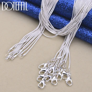 925 Silver Snake Chain Necklace 1