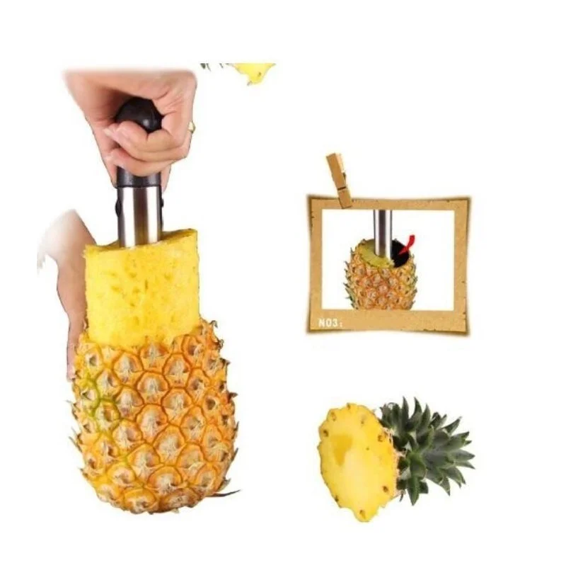 StainlessSteelPineapplePeelerCutterFruitKnifeslicerAspiral