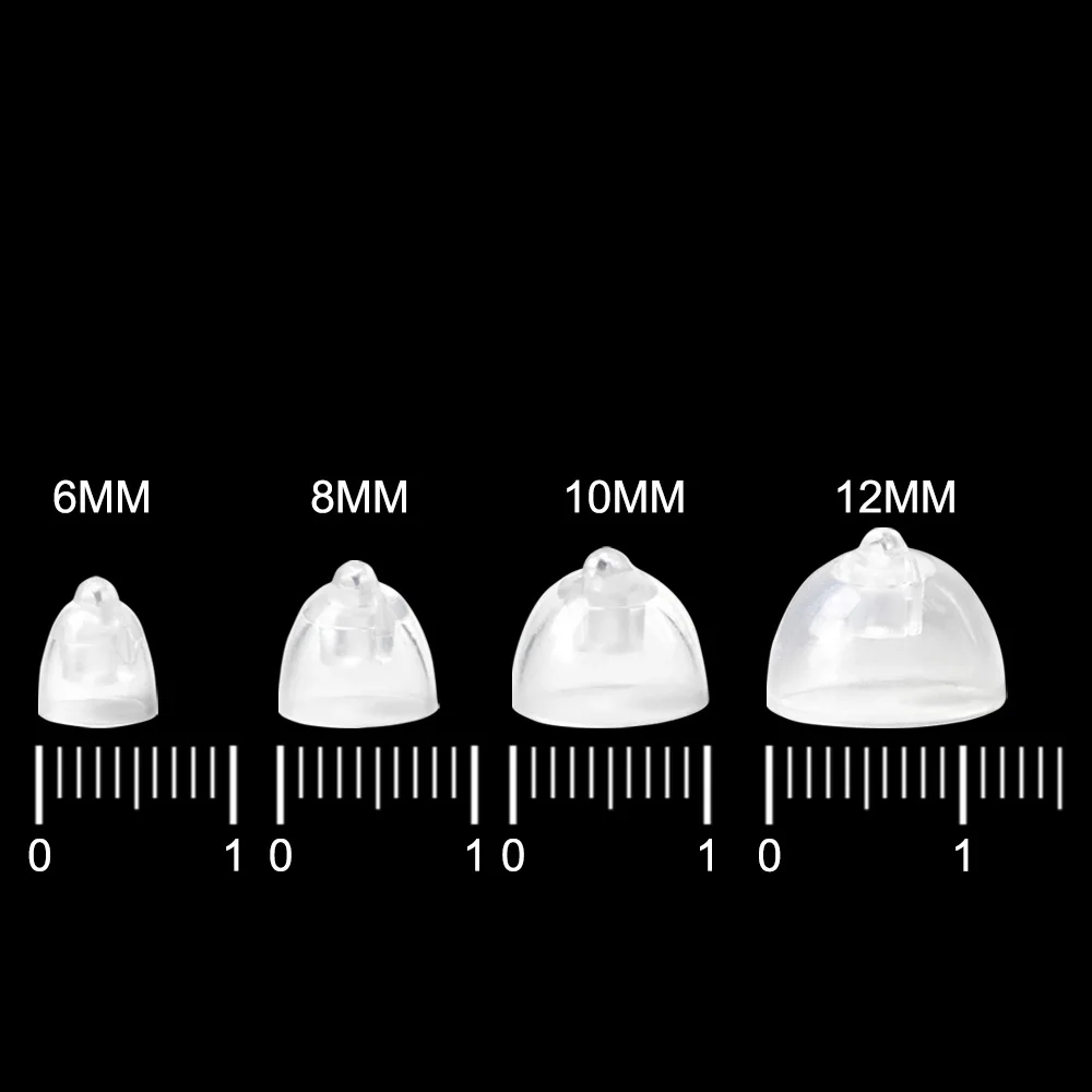 Oticon Hearing Aid Eartips MiniFit Bass Double Vent Replacement 6mm 8mm 10mm 12mm for Oticon RITEC RIC Hearing Aids