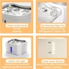Tuya APP Cat Water Fountain 84 oz/2.5L Automatic Fountain Dog Water Fountain Suitable For Stainless Steel Pets Drinking Bowl 5