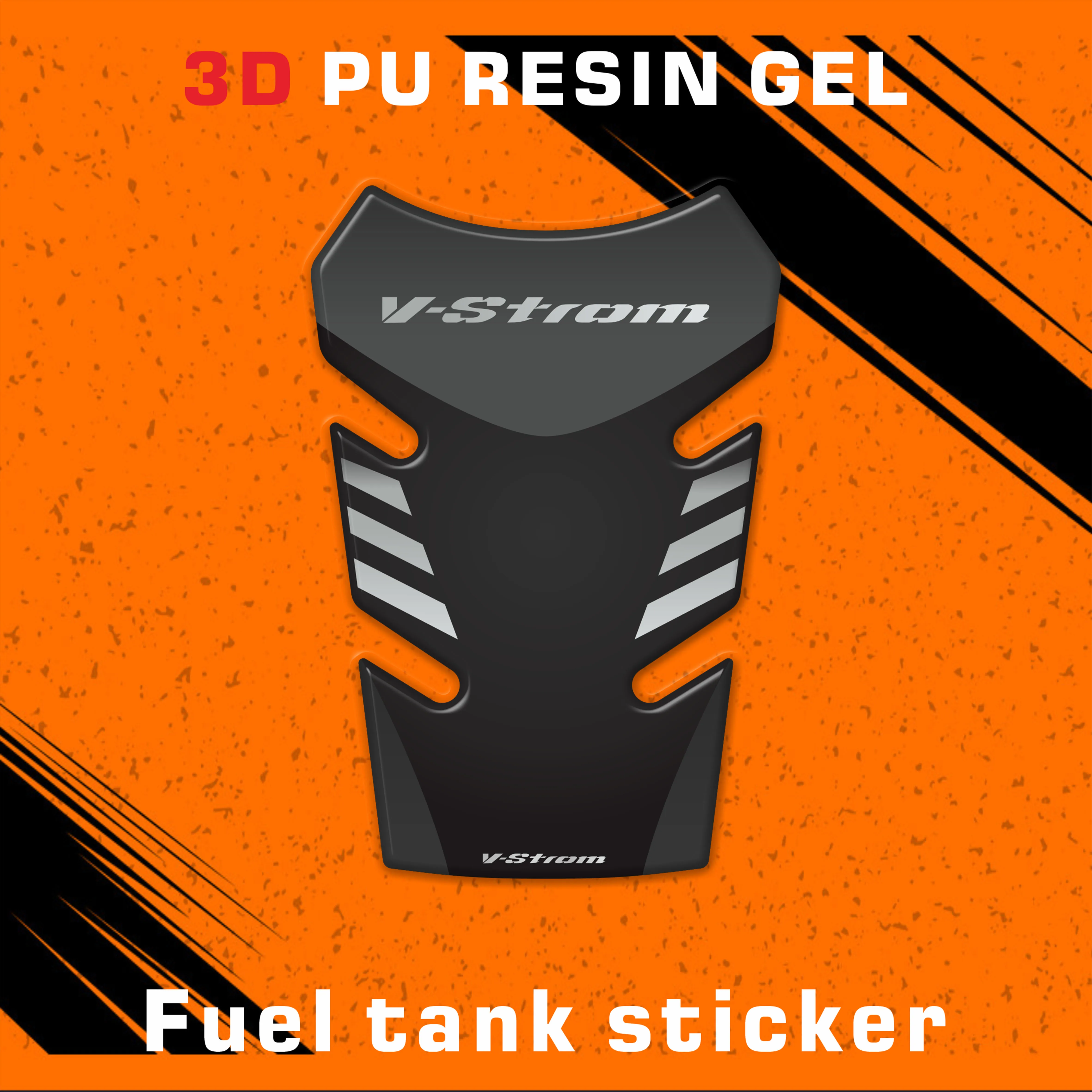 

For V-Strom 650 1000 DL 650 1000 V Strom DL VStrom 650 1000 Fuel Tank Pad High Quality Stickers 3D Decorative Protector